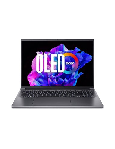 Laptop 16” ACER Swift X (NX.KN8EU.001)/ 3.2K(16:10)/ OLED/ AMD Ryzen 5 7640HS/ 16GB/ 512GB SSD/ RTX3050/ Win11H/ Steel Gray