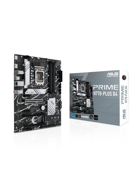 Материнская плата ASUS PRIME H770-PLUS D4 / 1700 / H770 / DDR4 / ATX