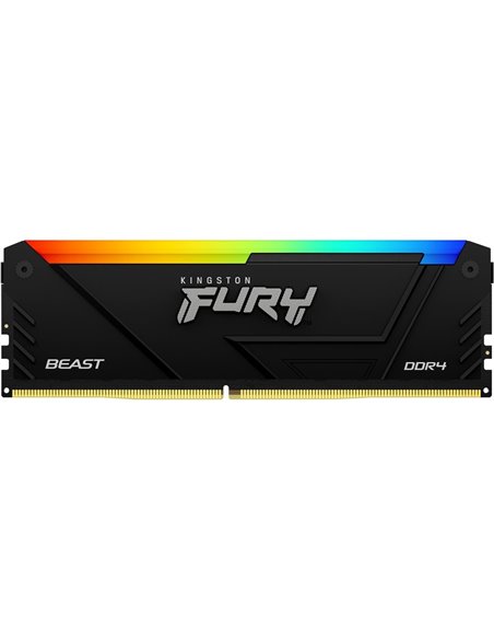 Оперативная память Kingston FURY® Beast DDR4 RGB 2666 МТ/с 16ГБ