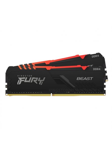 Memorie operativa Kingston FURY® Beast DDR4 RGB 2666 MHz 32GB (Kit of 2*16GB)