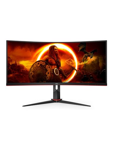 34.0” Игровой Монитор AOC CU34G2XP/BK/ Curved/ 4K/ 1ms/ 180Hz/ Black