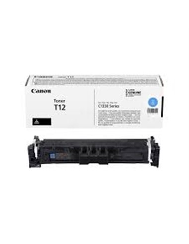 Toner Canon T12 Cyan EMEA, (5300 pages 5%) for Canon i-SENSYS X C1333.