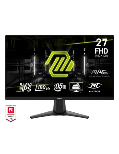 27.0” Monitor Gaming MSI MAG 275F / 0.5ms / 180Hz / Black