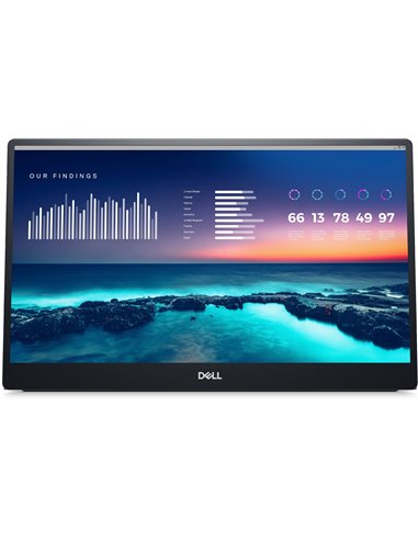 14.0” Monitor Portabil DELL P1424H / 6ms / FHD / Black