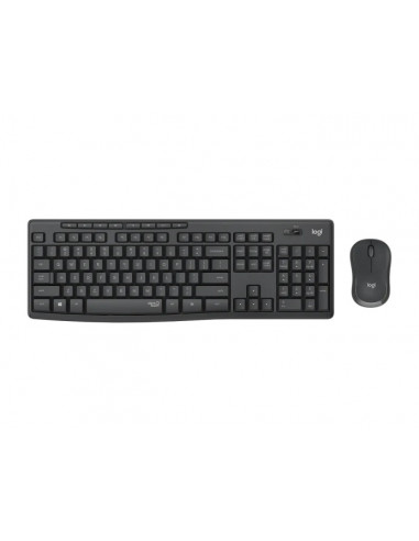Беспроводная Клавиатура и мышка Logitech MK295 Silent, Graphite