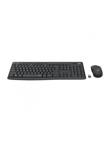 Беспроводная Клавиатура и мышка Logitech MK295 Silent, Graphite