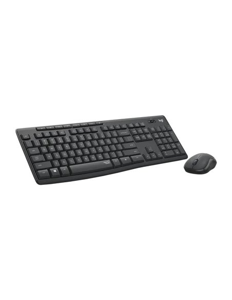 Tastatura si mouse Wireless Logitech MK295 Silent, Graphite