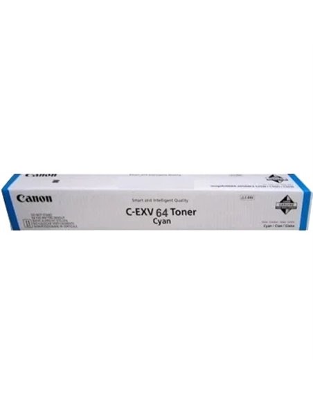 Toner Canon C-EXV 64 Cyan (25000 pages 5%) for Canon imageRUNNER Advance DX C3922i/26i/30i/35i.