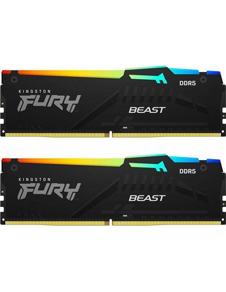 Memorie operativa Kingston FURY Beast RGB EXPO DDR5 6000MHz 32GB (Kit of 2*16GB)