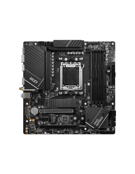 Placa de baza MSI PRO B650M-A WIFI / AM5 / B650 / DDR5 / mATX
