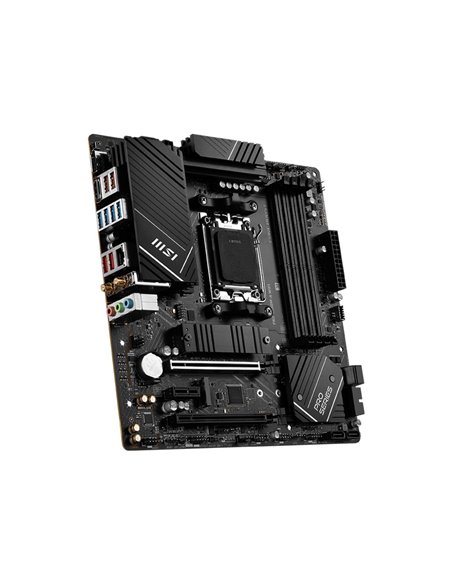 Placa de baza MSI PRO B650M-A WIFI / AM5 / B650 / DDR5 / mATX