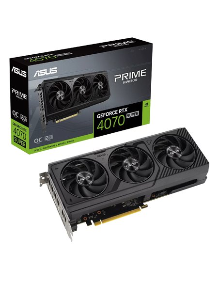 Placa video ASUS Dual GeForce RTX 4070 SUPER EVO OC Edition/ 12GB / GDDR6X / 192bit