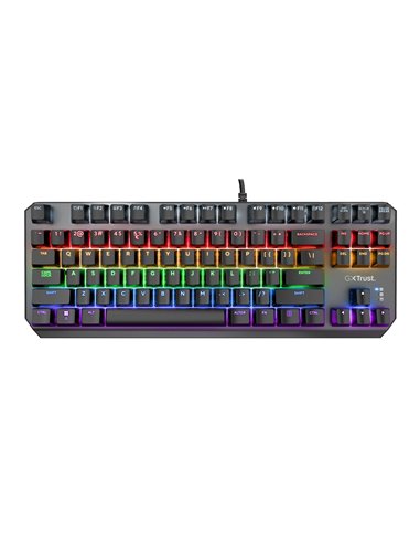 Tastatura Gaming Trust GXT 834 CALLAZ TKL, USB, Black