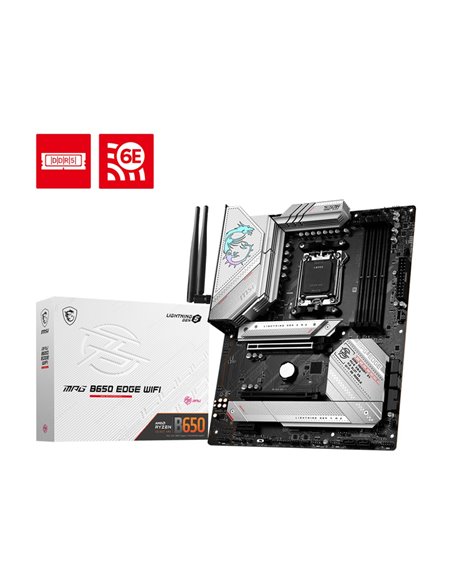 Материнская плата MSI MPG B650 EDGE WIFI/ AM5/ B650/ DDR5/ ATX