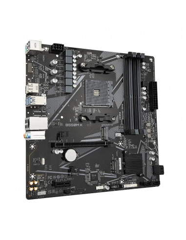 Placa de baza GIGABYTE B550M K / AM4 / B550 / DDR4 / mATX