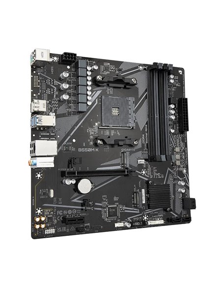 Placa de baza GIGABYTE B550M K / AM4 / B550 / DDR4 / mATX