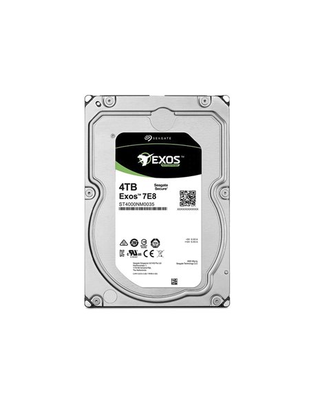 3.5” HDD Seagate ST4000NM0035 Exos 7E8/ 4.0TB/ 7200rpm/ 128MB/ SATAIII