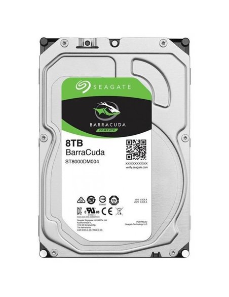 3.5” HDD Seagate BarraCuda Compute (ST8000DM004 )/ 7200rpm/ 256MB/ SATAIII