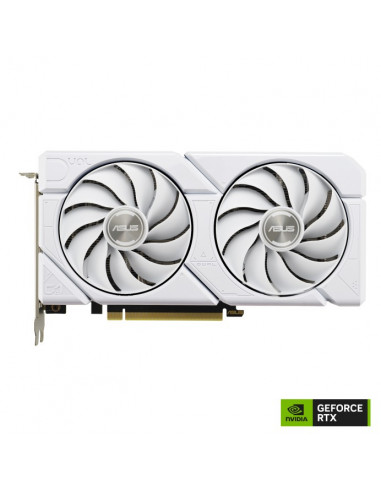 Placa video ASUS Dual GeForce RTX 4060 EVO WHITE OC Edition / 8GB / GDDR6 / 128bit