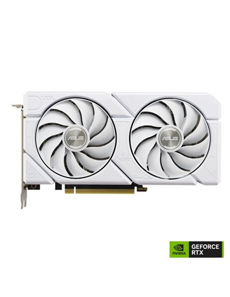Видеокарта ASUS Dual GeForce RTX 4060 EVO WHITE OC Edition / 8GB / GDDR6 / 128bit