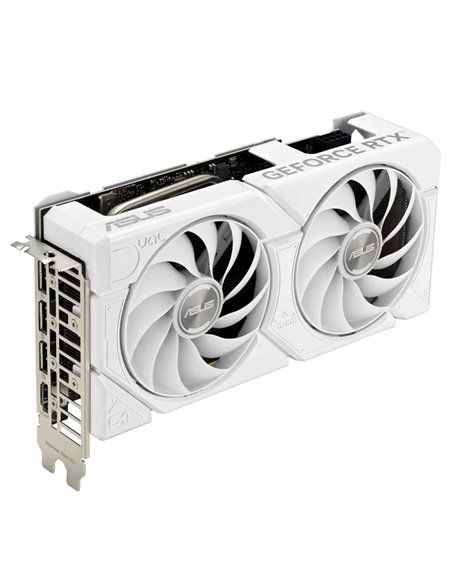Placa video ASUS Dual GeForce RTX 4060 EVO WHITE OC Edition / 8GB / GDDR6 / 128bit