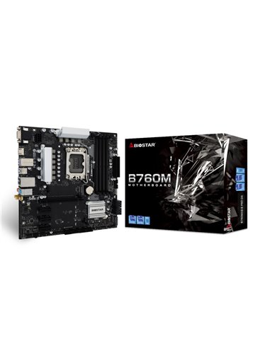 Placa de baza BIOSTAR B760MX2-E PRO D4/ AM4 / B760 / DDR4 / mATX