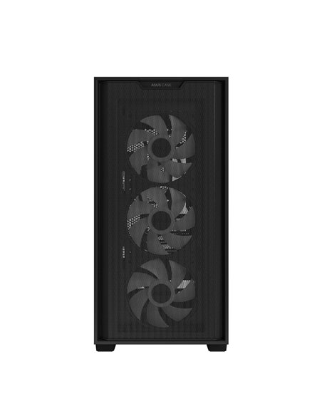 Корпус ASUS A21 PLUS/ w/oPSU / 4x120mm ARGB fans/ mATX / Black