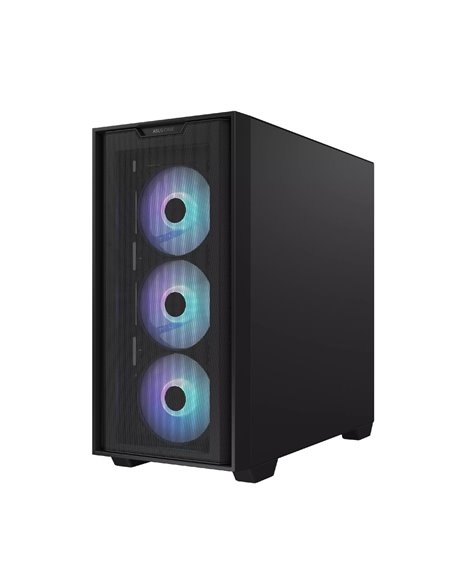 Корпус ASUS A21 PLUS/ w/oPSU / 4x120mm ARGB fans/ mATX / Black