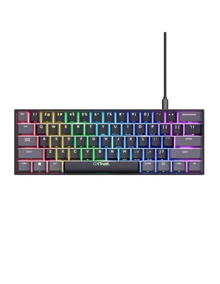 Tastatura Gaming Trust GXT 867 ACIRA, USB, Black