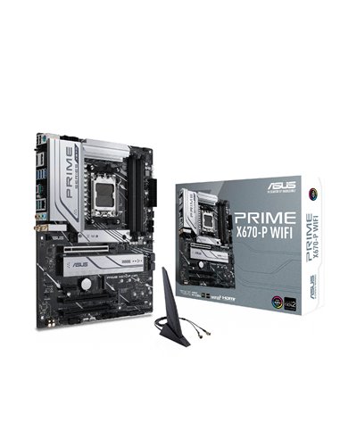 Материнская плата ASUS PRIME X670-P WIFI / AM5 / AMD X670 / DDR5 / ATX