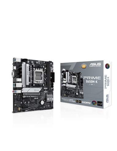 Материнская плата ASUS PRIME B650M-K / AM5 / B650 / DDR5 / mATX