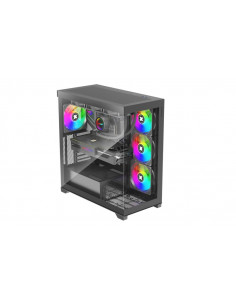 Корпус XILENCE Xilent Gleam / X818.ARGB/ no PSU/ Aquarium panel/ ATX/ Black 2