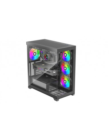 Корпус XILENCE Xilent Gleam / X818.ARGB/ no PSU/ Aquarium panel/ ATX/ Black