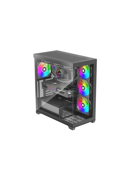 Carcasa XILENCE Xilent Gleam / X818.ARGB/ no PSU/ Aquarium panel/ ATX/ Black Carcasa XILENCE Xilent Gleam / X818.ARGB/ no PSU/ Aquarium panel/ ATX/ Black