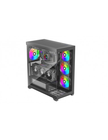 Корпус XILENCE Xilent Gleam / X818.ARGB/ no PSU/ Aquarium panel/ ATX/ Black