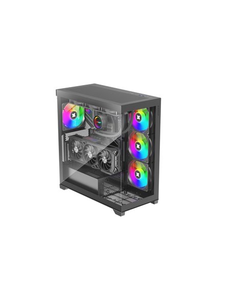 Carcasa XILENCE Xilent Gleam / X818.ARGB/ no PSU/ Aquarium panel/ ATX/ Black Carcasa XILENCE Xilent Gleam / X818.ARGB/ no PSU/ Aquarium panel/ ATX/ Black