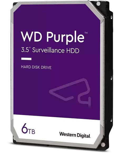 3.5” HDD Western Digital WD63PURZ Caviar Purple/ 6.0TB/ 5400rpm/ 256MB/ SATAIII