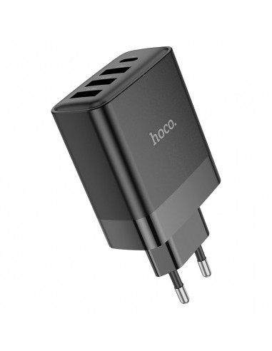 Зарядное устройство HOCO C127A Intelligent / up to PD45W / QC3.0, Black