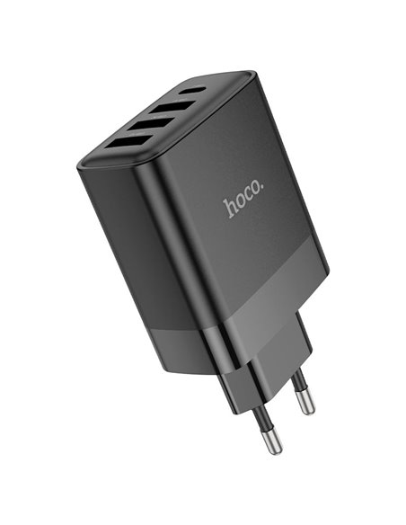 Incarcator USB HOCO C127A Intelligent / up to PD45W / QC3.0, Black