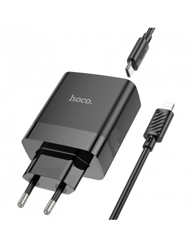Incarcator USB HOCO C127A Intelligent / up to PD45W / QC3.0, Black
