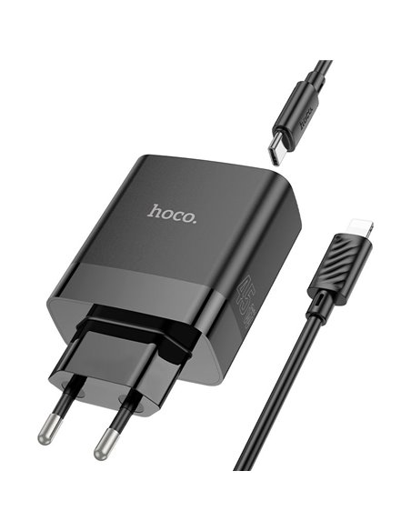 Зарядное устройство HOCO C127A Intelligent / up to PD45W / QC3.0, Black