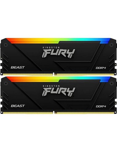 Memorie operativa Kingston FURY® Beast DDR4 RGB DDR4-3600 16GB (Kit of 2*8GB)