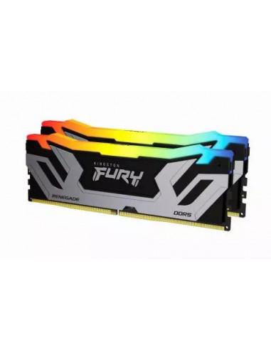 Memorie operativa Kingston FURY® Renegade Silver RGB DDR5-8400 48GB (Kit of 2*24GB)
