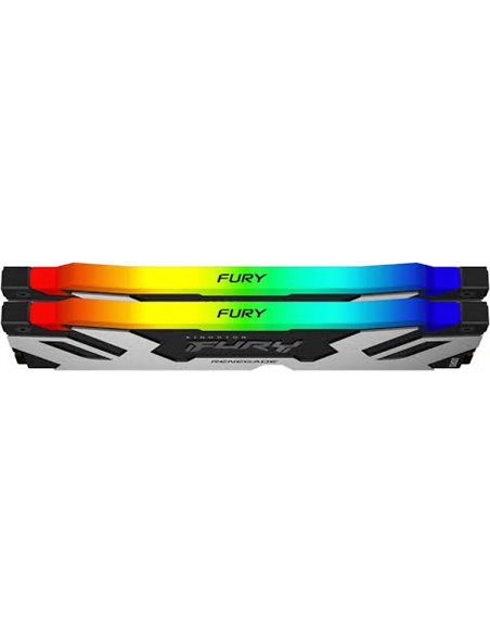 Memorie operativa Kingston FURY® Renegade Silver RGB DDR5-8400 48GB (Kit of 2*24GB)