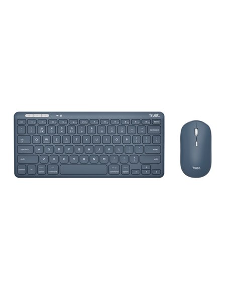 Wireless Tastatura si mouseTrust Lyra Multi-Device / BT5.0 / Blue