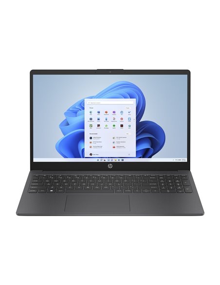 Ноутбук 15.6” HP Laptop 15-fd0010ci / Intel Processor N100 / 8GB / 256GB SSD / Chalkboard Gray