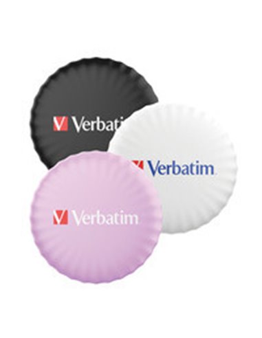 Bluetooth Coin Tracker VERBATIM My Finder 3 Pack, Black/ White/ Purple