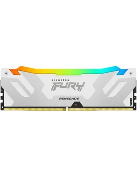 Memorie operativa Kingston FURY Renegade White DDR5 RGB 6000MHz 16GB