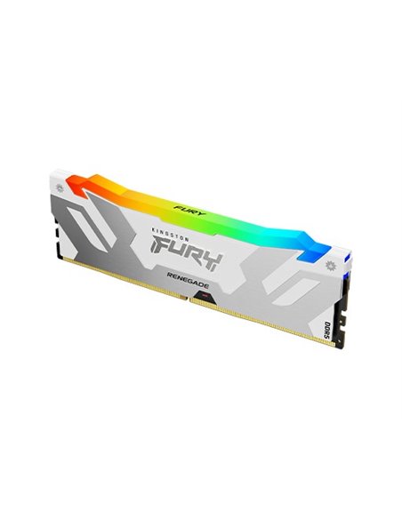Memorie operativa Kingston FURY Renegade White DDR5 RGB 6000MHz 16GB Memorie operativa Kingston FURY Renegade White DDR5 RGB 6000MHz 16GB
