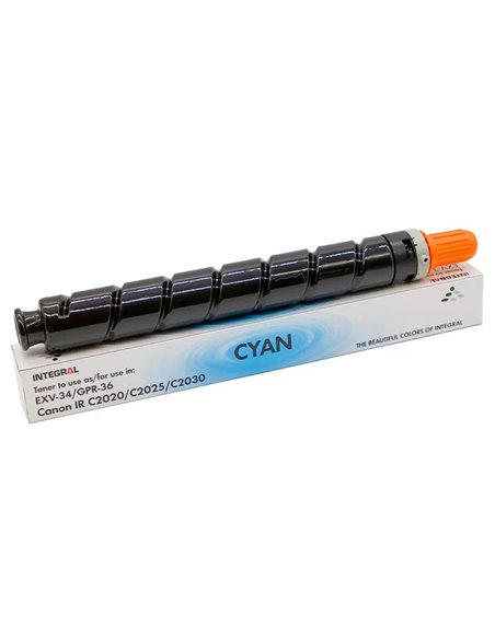 Compatible toner cartridge Canon С-EXV34/GPR36 IR Advance C2020/C2025/C2030 Cyan 19K